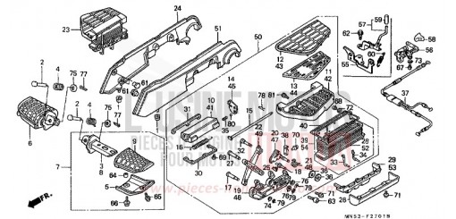 STUFE (GL1500SEM/SEN) GL1500SEN de 1992